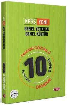 Data Yayınları KPSS Genel Yetenek Genel Kültür 10 Fasikül Deneme