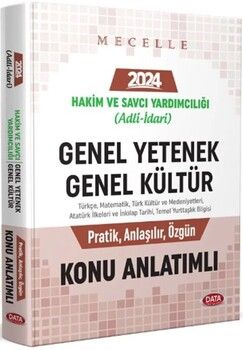 Data Yayınları Mecelle Hakim ve Savcı Yardımcılığı Adli İdari GYGK Konu Anlatımlı