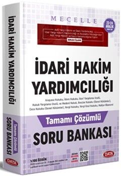 Data Yayınları Mecelle İdari Hakim Yardımcılığı Çözümlü Soru Bankası