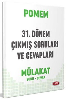 Data Yayınları Pomem 28. ve 27. Dönem Mülakat Çıkmış Sorular ve Cevapları