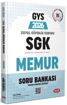 Data Yayınları Sosyal Güvenlik Kurumu SGK Memur GYS Soru Bankası