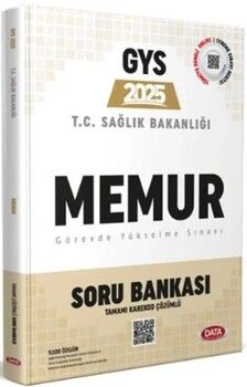 Data Yayınları T.C. Sağlık Bakanlığı Memur VHKİ GYS Soru Bankası Karekod Çözümlü