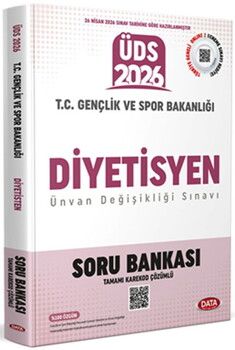 Data Yayınları T.C. Gençlik ve Spor Bakanlığı Diyetisyen ÜDS Soru Bankası