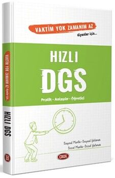 Data Yayınları Vaktim Yok Zamanım Az Diyenler İçin Hızlı DGS