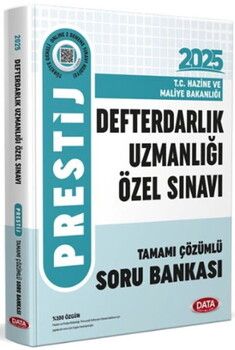 Data Yayınları 2025 T.C. Hazine ve Maliye Bakanlığı Defterdarlık Uzmanlığı Özel Sınavı Soru Bankası