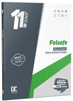 Dc Yayınları 11. Sınıf Felsefe Beceri Odaklı Konu Anlatım Kitabı
