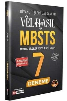 DDY Yayınları MBSTS VELHASIL 7 Deneme Çözümlü
