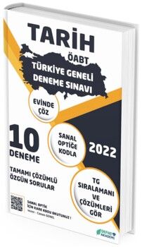 Defne Akademi 2022 ÖABT Tarih Öğretmenliği Türkiye Geneli 10 Deneme