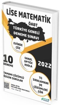 Defne Akademi 2022 ÖABT Lise Matematik Öğretmenliği Türkiye Geneli 10 Deneme