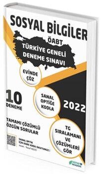 Defne Akademi 2022 ÖABT Sosyal Bilgiler Öğretmenliği Türkiye Geneli 10 Deneme
