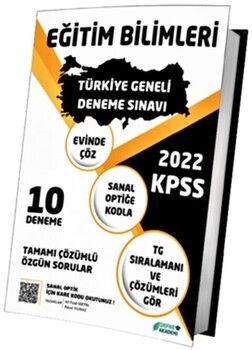 Defne Akademi 2022 KPSS Eğitim Bilimleri Türkiye Geneli 10 Deneme