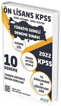 Defne Akademi 2022 KPSS Ön Lisans Genel Yetenek Genel Kültür Türkiye Geneli 10 Deneme