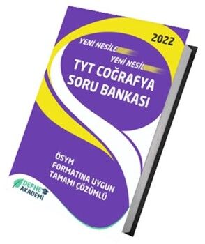 Defne Akademi 2022 TYT Coğrafya Soru Bankası Çözümlü