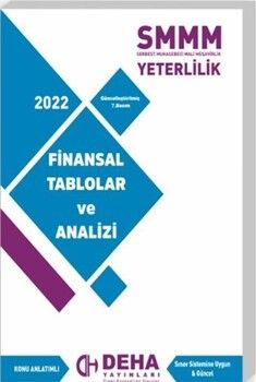 Deha Yayınları SMMM Yeterlilik Finansal Tablolar ve Analizi Konu Anlatımlı