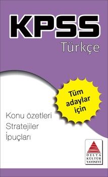 Delta Kültür KPSS Türkçe Strateji Kartları
