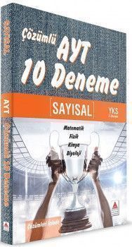  Delta Kültür Yayınları AYT Sayısal Çözümlü 10 Deneme