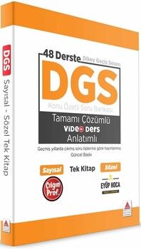 Delta Kültür DGS Kitap Konu Özetli Soru Bankası Video Anlatımlı Tek Kitap