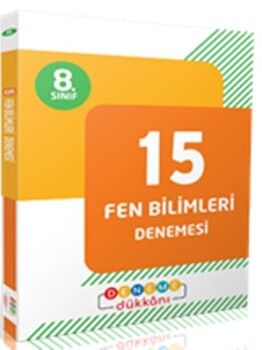 Deneme Dükkanı 8. Sınıf Fen Bilimleri 15 Denemesi