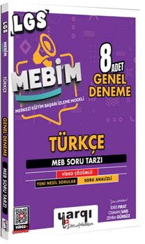 Ders Arkadaşım 8. Sınıf LGS MEBİM Türkçe 8 Adet Genel Deneme