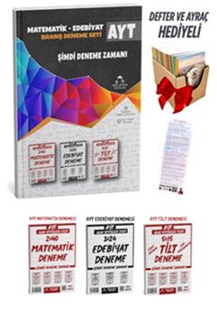 Ders Ortamı 2025 AYT Matematik Edebiyat ve Trigonometri Limit Türev İntegral Deneme Sınavı Seti - Defter Hediyeli