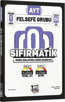 Ders Platosu AYT Felsefe Sıfırmatik Konu Anlatımlı Soru Bankası