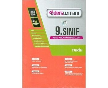 Ders Uzmanı 9. Sınıf Tarih Konu Anlatım Modülleri