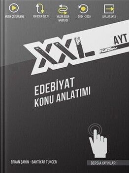 Dersia Yayınları AYT XXL Edebiyat Konu Anlatımı Güncel Baskı