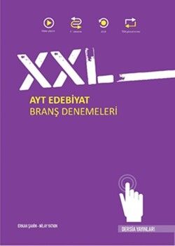 Dersia Yayınları AYT XXL Edebiyat Branş Denemeleri Güncel Baskı