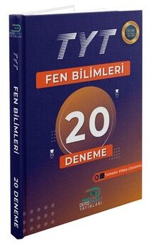 Dersmarket Yayınları TYT Fen Bilimleri 20 Deneme Sınavı