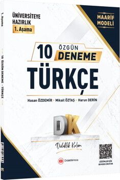 Didaktik Kalem Türkçe 1. Aşama Maarif Model 10 Özgün Deneme