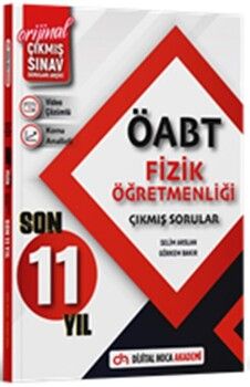 Dijital Hoca 2024 ÖABT Fizik Öğretmenliği Son 11 Yıl Orijinal Çıkmış Sınav Soruları Konu Analizli Video Çözümlü