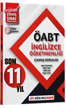 Dijital Hoca 2024 ÖABT İngilizce Öğretmenliği Son 11 Yıl Orijinal Çıkmış Sınav Soruları Konu Analizli Video Çözümlü