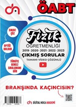 Dijital Hoca ÖABT Fizik Öğretmenliği Son 5 Yıl Çıkmış Sorular Video Çözümlü