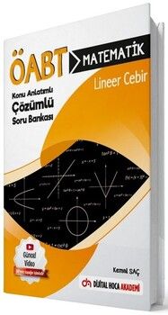 Dijital Hoca  ÖABT Matematik Öğretmenliği Lineer Cebir Konu Anlatımlı Soru Bankası