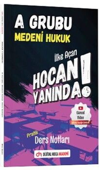 Dijital Hoca KPSS A Grubu Medeni Hukuk Hocan Yanında Pratik Ders Notları