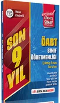 Dijital Hoca ÖABT Sınıf Öğretmenliği Son 9 Yıl Orijinal Çıkmış Sınav Soruları Video Çözümlü