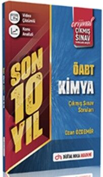 Dijital Hoca 2024 ÖABT Kimya Öğretmenliği Son 11 Yıl Orijinal Çıkmış Sınav Soruları Konu Analizli Video Çözümlü