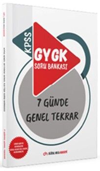 Dijital Hoca KPSS GYGK Soru Bankası 7 Günde Genel Tekrar Kitabı