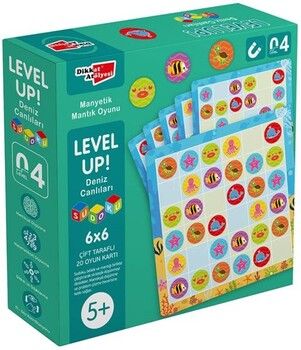 Dikkat Atölyesi Yayınları Level Up 4 - Deniz Canlıları Sudoku