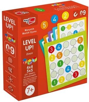 Dikkat Atölyesi Yayınları Level Up 9 - Zincir Sudoku