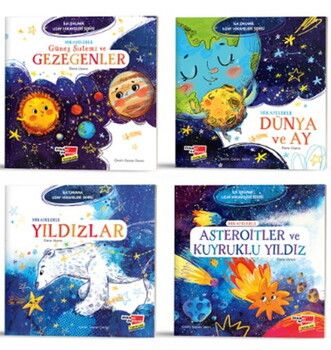 Dikkat Atölyesi Yayınları Uzay Hikayeleri Serisi 4 lü Kitap Seti