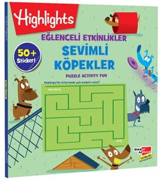 Dikkat Atölyesi Yayınları Sticker Eğlenceli Etkinliklerle Hikayeli Bulmacalar - Sevimli Köpekler