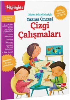 Dikkat Atölyesi Yayınları Dikkat Etkinlikleriyle Yazma Öncesi Çizgi Çalışmaları