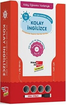 Dikkat Atölyesi Yayınları Kolay İngilizce Konuşturan Resimli Kelime Kartları