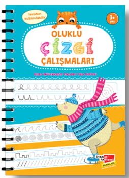 Dikkat Atölyesi Yayınları Oluklu Çizgi Çalışmaları Kitabı 3 Yaş ve Üzeri