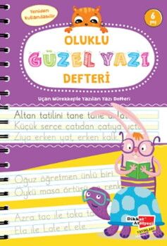 Dikkat Atölyesi Yayınları Oluklu Güzel Yazı Defteri Kitabı 6 Yaş ve Üzeri