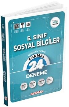 Dinamo Yayınları 5. Sınıf Sosyal Bilgiler Dinamik Serisi Sarmal 24 li Deneme