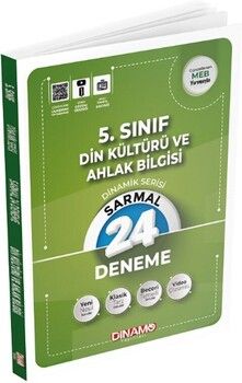 Dinamo Yayınları 5. Sınıf Din Kültürü ve Ahlak Bilgisi Sarmal 24 lü Deneme Dinamik Serisi