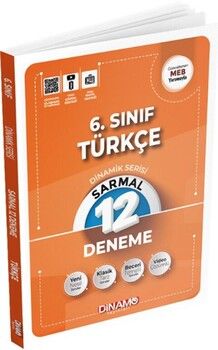Dinamo Yayınları 6. Sınıf Türkçe Sarmal 12 li Deneme Dinamik Serisi