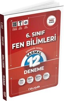 Dinamo Yayınları 6. Sınıf Fen Bilimleri Sarmal 12 li Deneme Dinamik Serisi